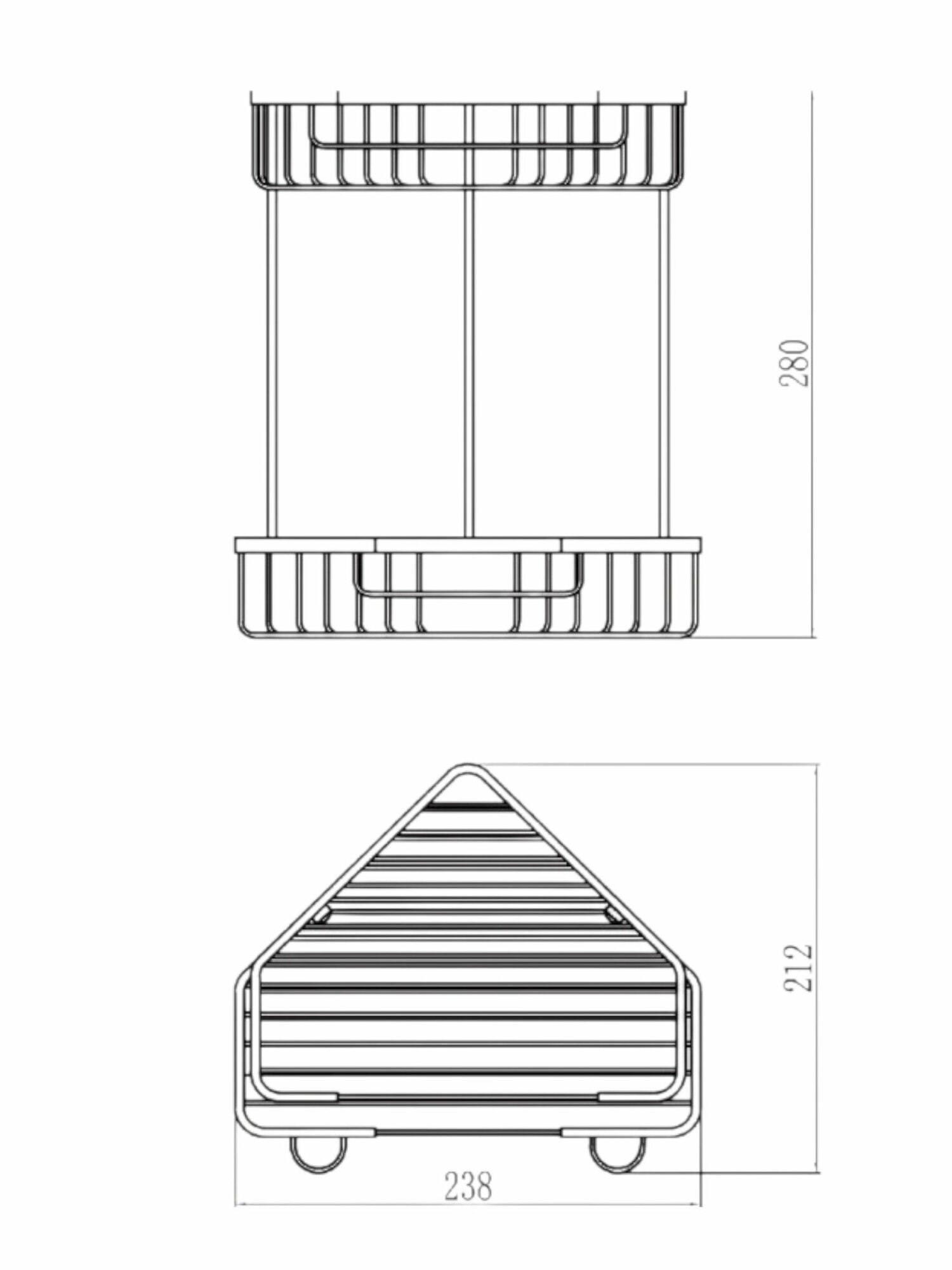 Полка 2-я угловая Savol S-002832-2