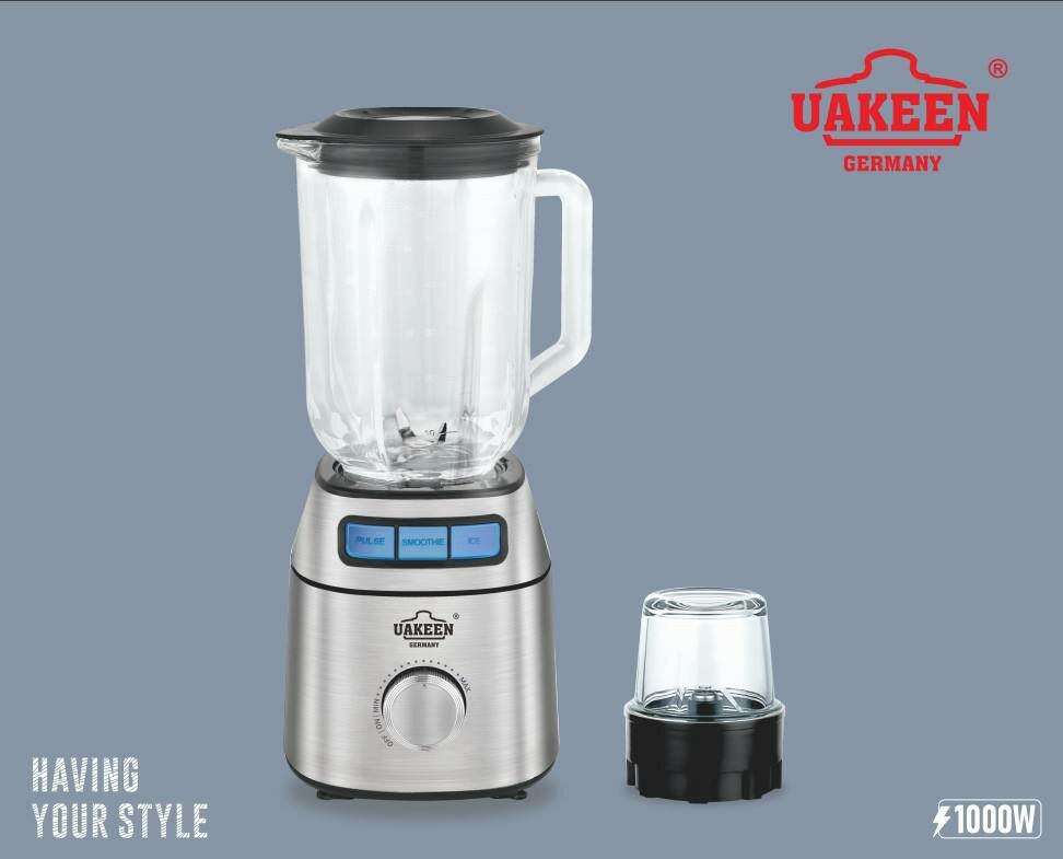 Профессиональный блендер UAKEEN ZL-1301 мощностью 1000 Вт из нержавеющей стали