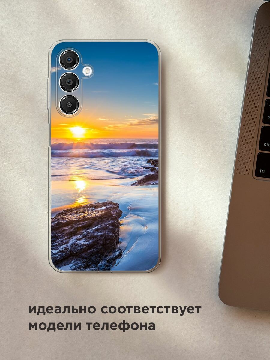 Чехол на Samsung Galaxy A16 / Самсунг А16 с принтом "Восход 6" — фото 1