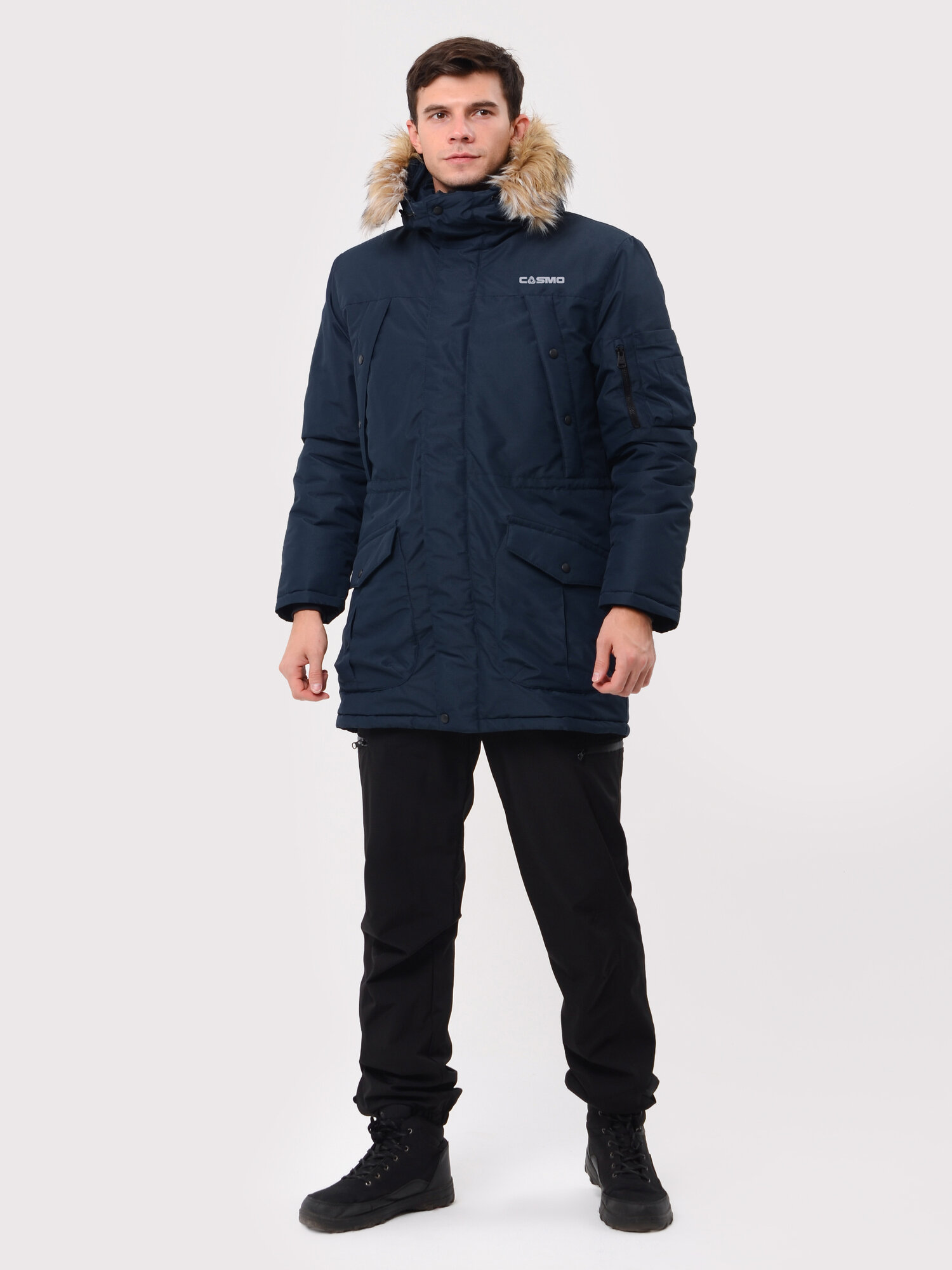 Куртка CosmoTex Аляска размер 52-54 182-188 00039 темно-синий