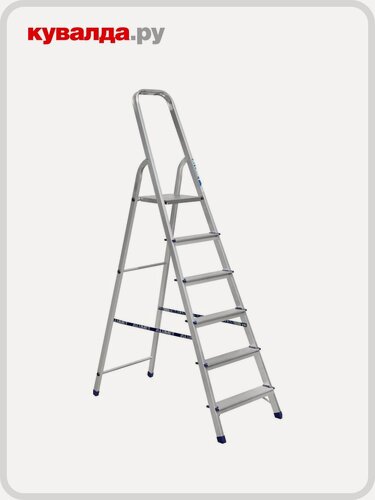 Изображение товара Стремянка алюминиевая алюмет АМ 706 6 ступеней