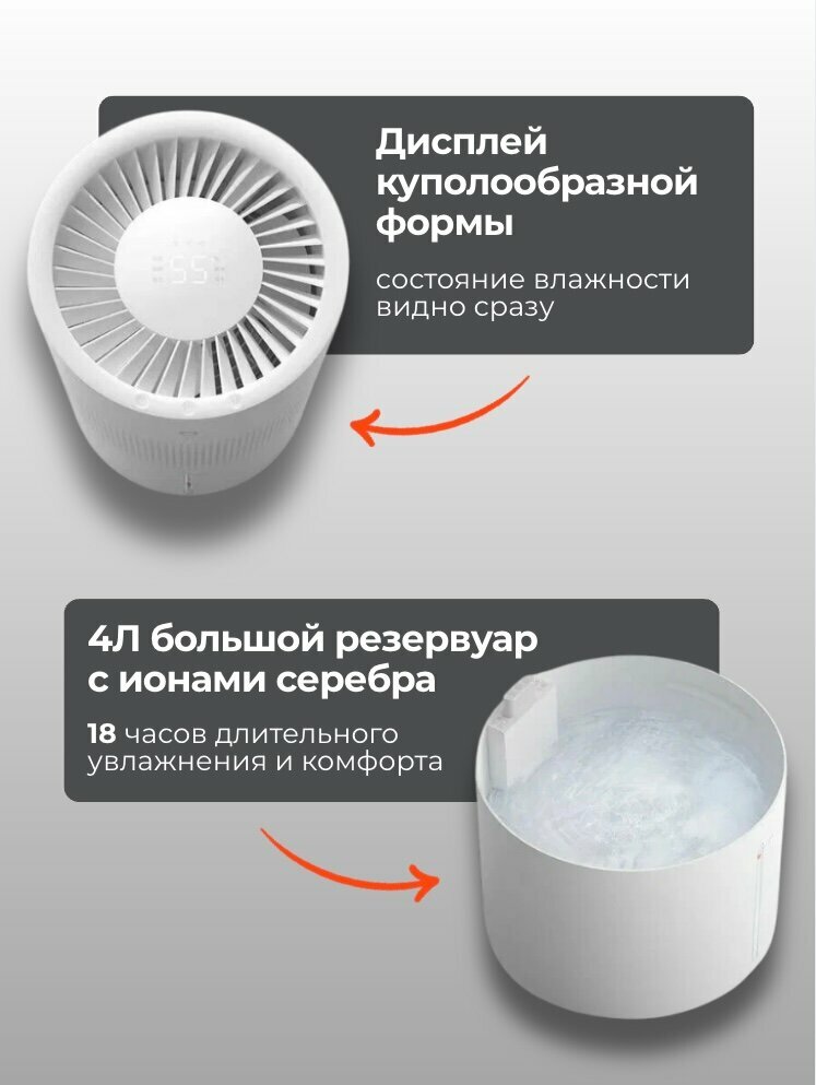 Изображение Увлажнитель воздуха Xiaomi Mijia Mist-Free Humidifier 3 (CJSJSQ06ZMZ) CN