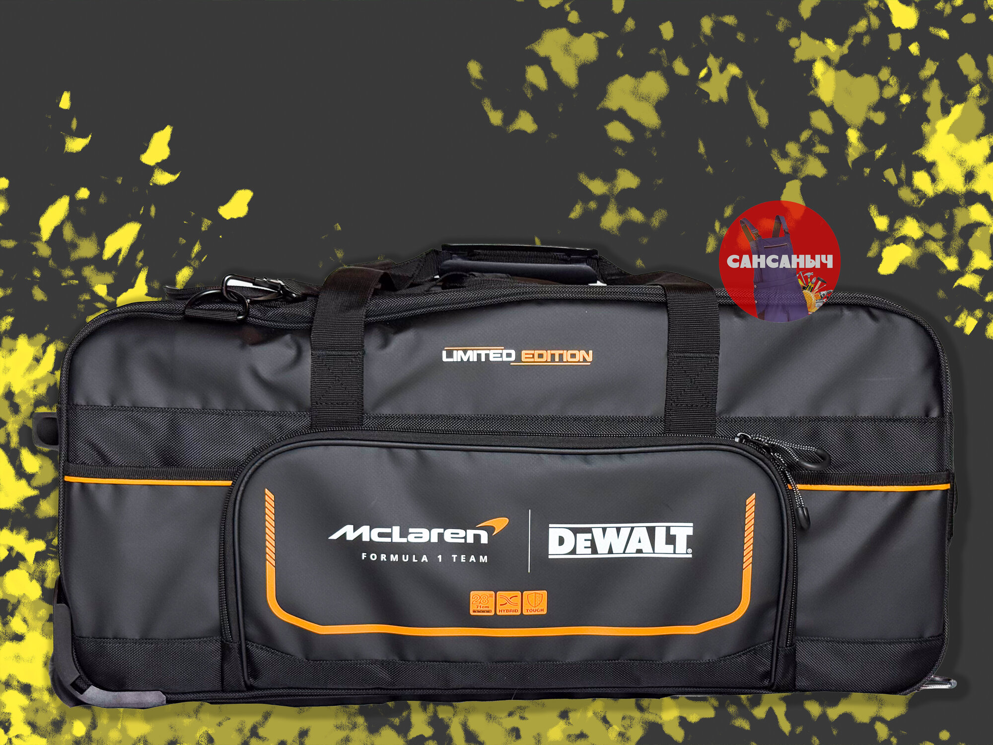 Сумка для инструмента McLaren DWST83522-9 DeWALT, универсальная, 70x33x33 см, 22 отделения