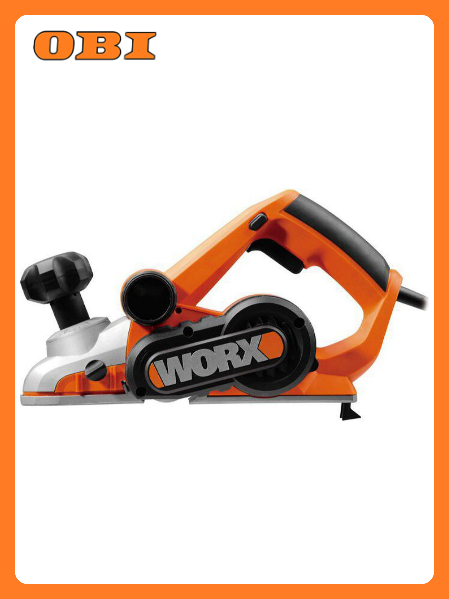 Рубанок электрический WORX WX615 750 Вт пылесборник параллельная направляющая