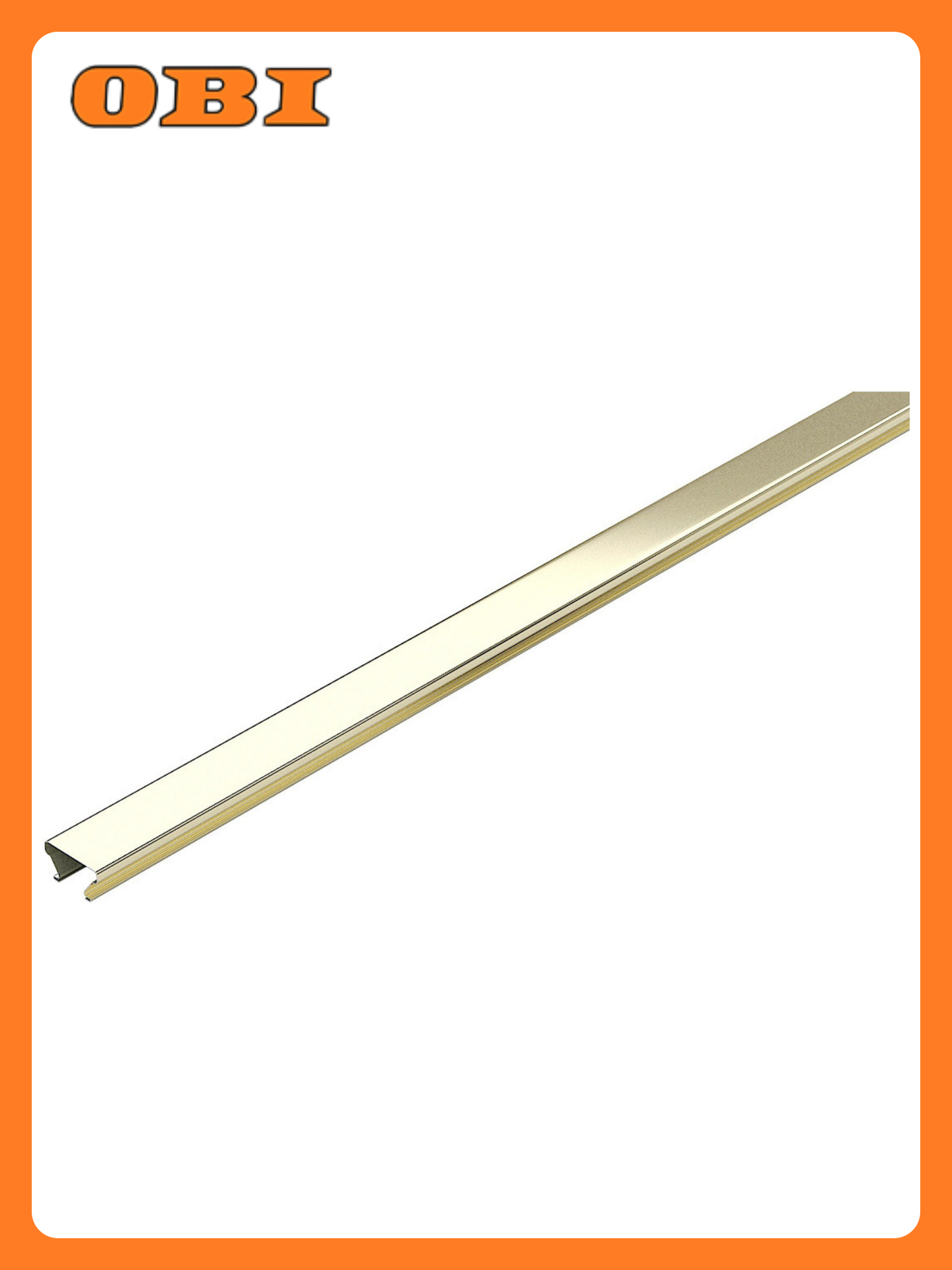 Набор вставок для реечного потолка CESAL 25х3000 мм золото люкс