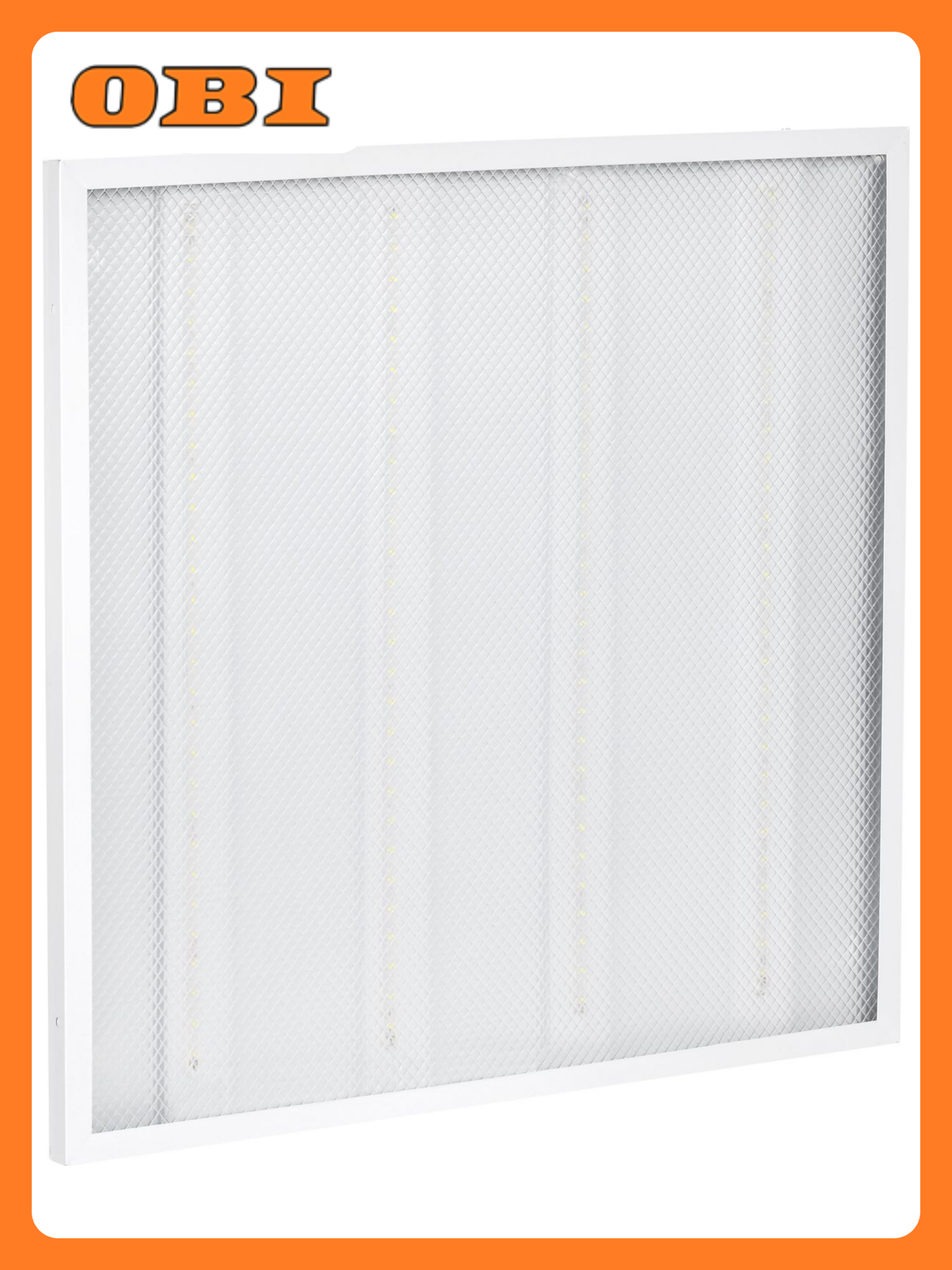 Светильник светодиодный ДВО 6561-P 36Вт 4000К 595х595х20 призма IEK