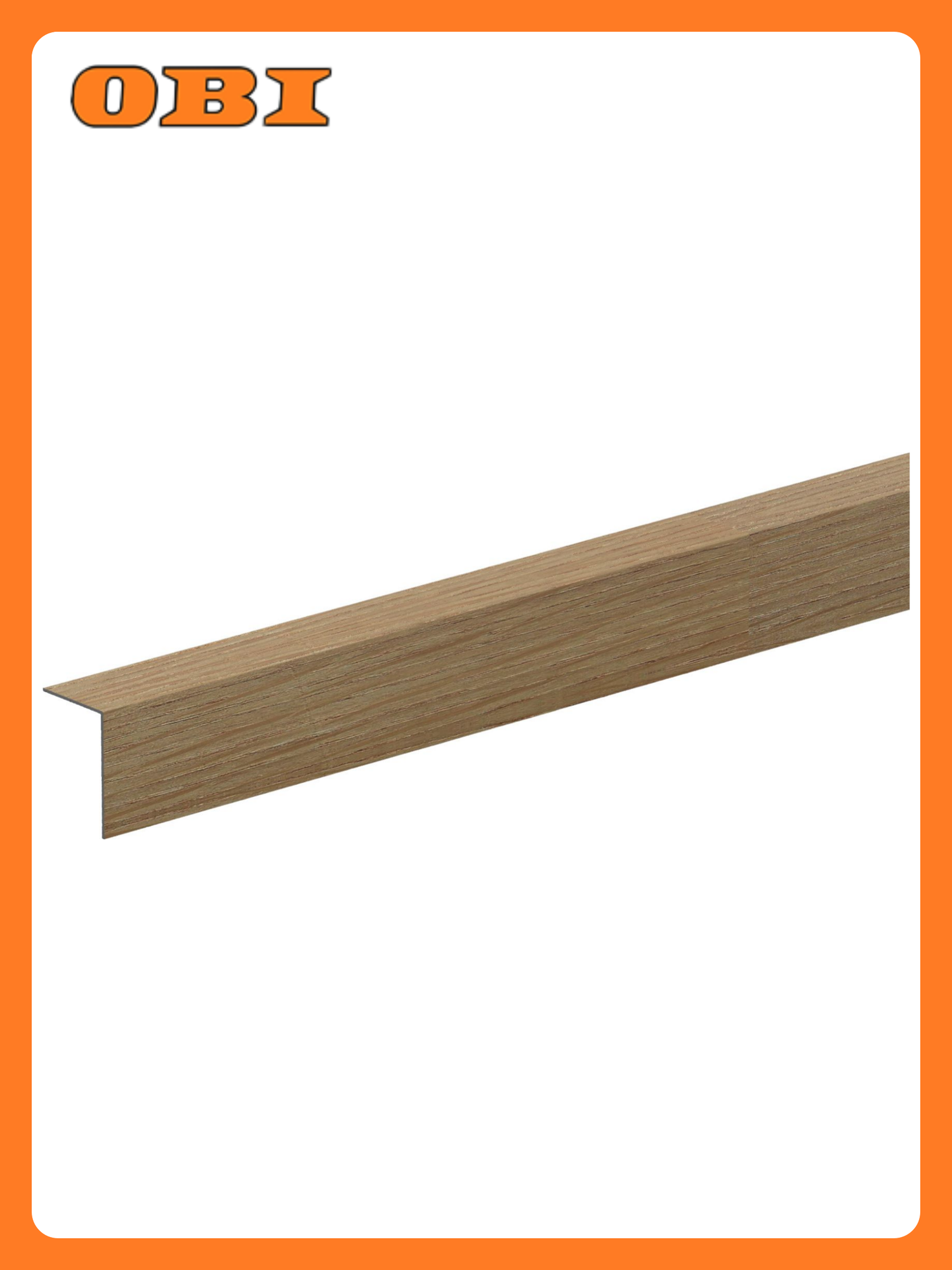 Угол арочный Ideal 203 ПВХ дуб беленый 20х12х2700 мм 25 шт.