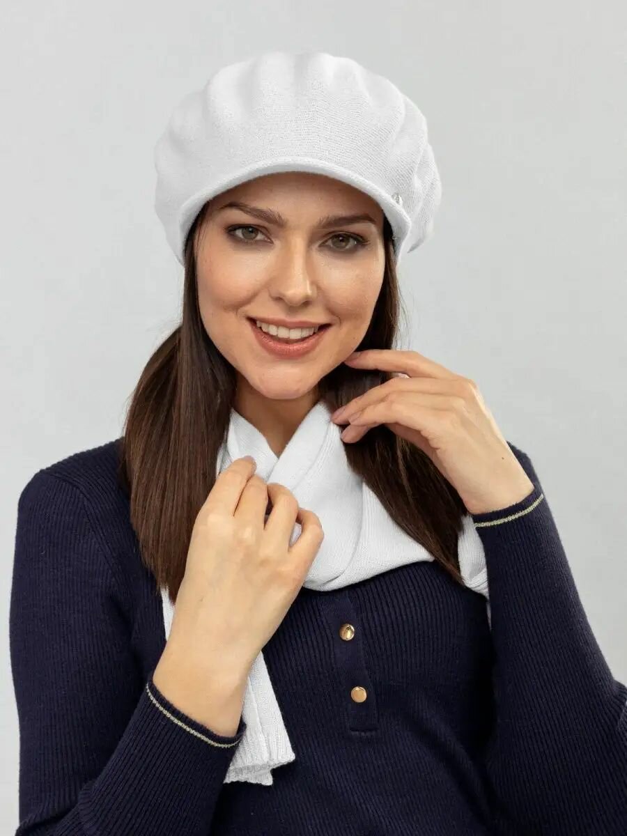 Кепи с козырьком берет осенний