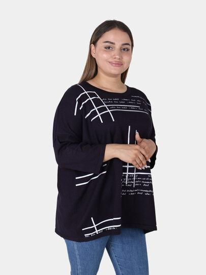 Свитер , размер OneSize, фиолетовый — фото 1