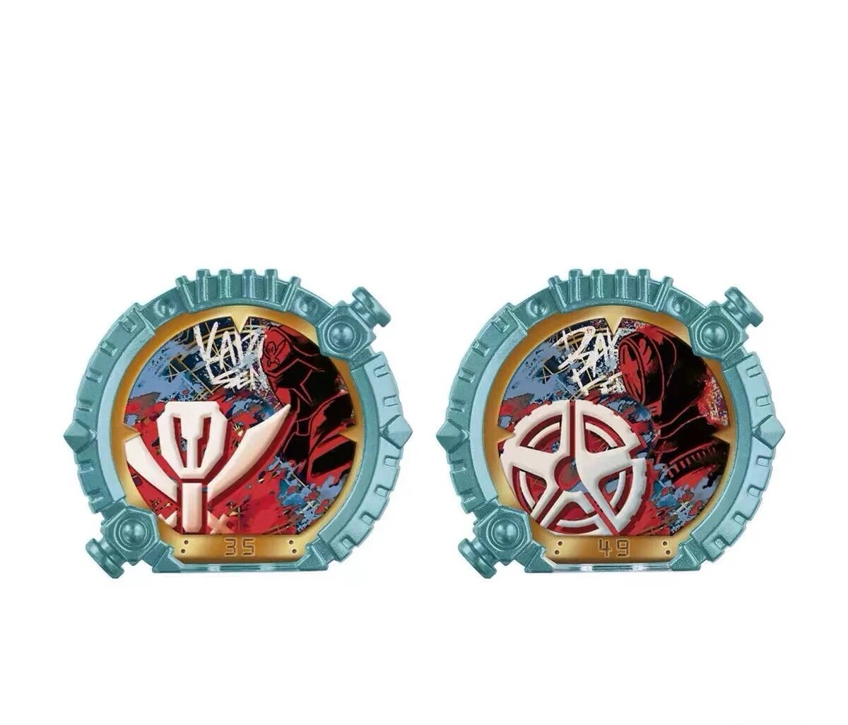 Bandai Number One Team Dx No.1 Sentai Gozyuger Tegasword Drill Bit Leon Buster Ring Темно-серый