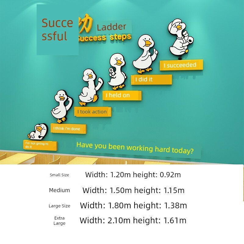 Наклейки для украшения классных комнат на новый семестр в средней и старшей школах для мотивации учеников и