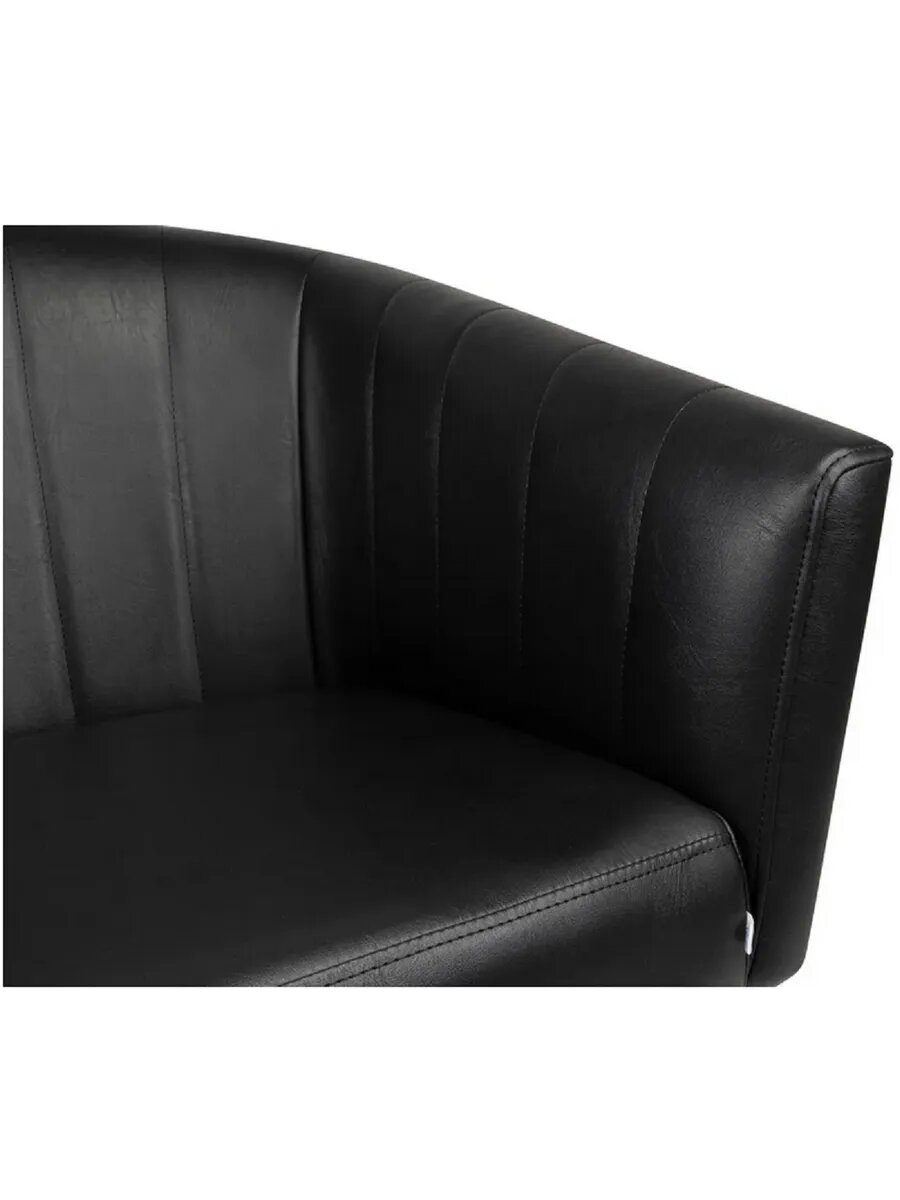 Парикмахерское кресло Вегас на черном диске — фото 1