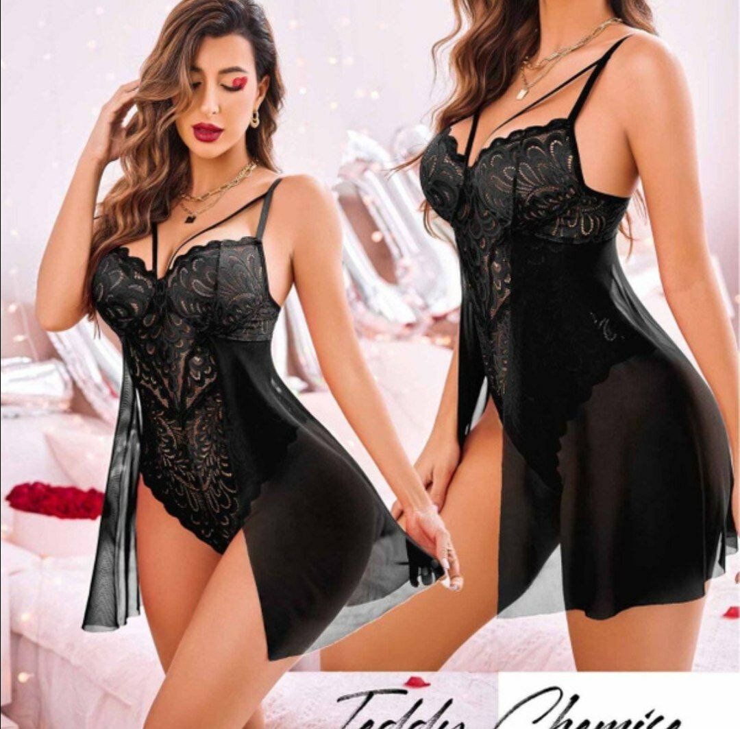 Пеньюар  L -(46), размер L, 10 черный — фото 1