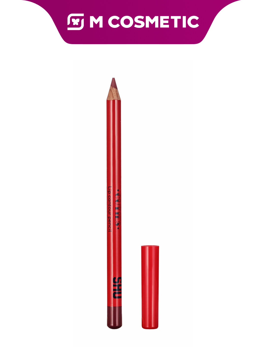 Карандаш-контур SHU "Cuties", №43, красная слива, для губ, 1 г