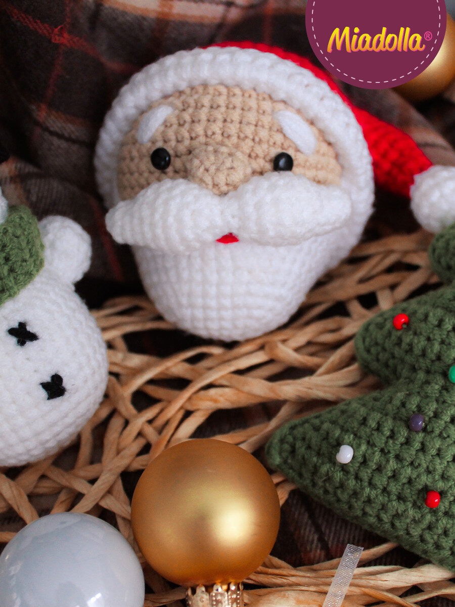 Набор для вязания крючком игрушки "Miadolla" AMG-0124 Новогодние игрушки — фото 1