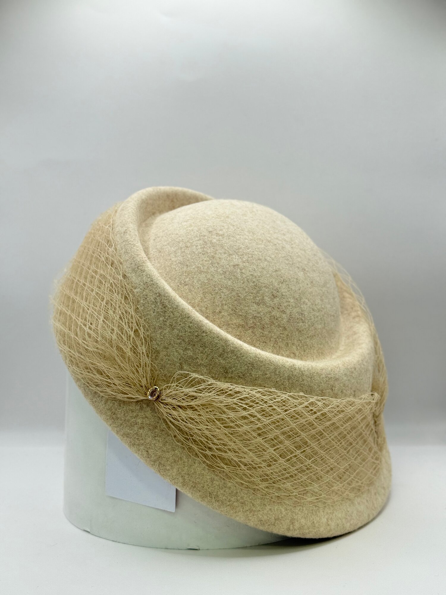 Кепка  кепка для девочек и женщин, размер 58 ( универсальный ), бежвый — фото 1