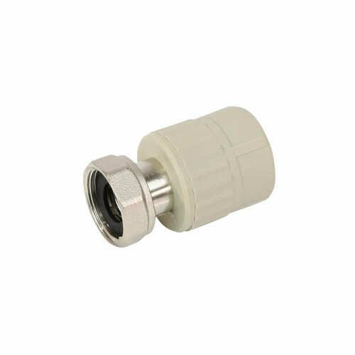 фото Муфта pp-r комбинированная серая дн 20х3/4" с накидной гайкой valfex 10139120г