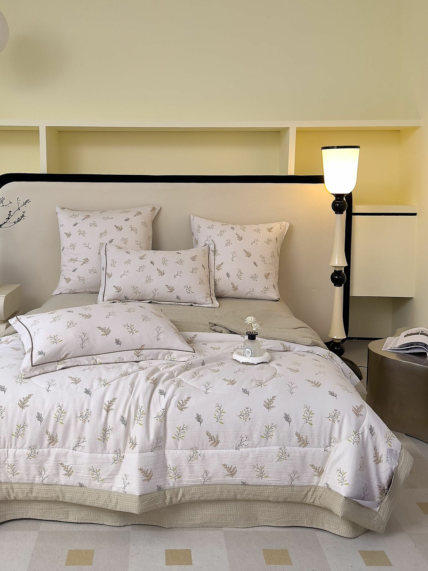 Постельное белье с одеялом евро, простынь 220х240 Египетский хлопок Winni Win-8