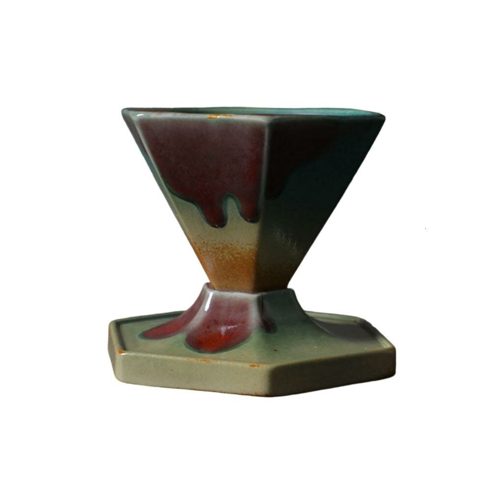 Шестигранная керамическая кофейная кружка, 1