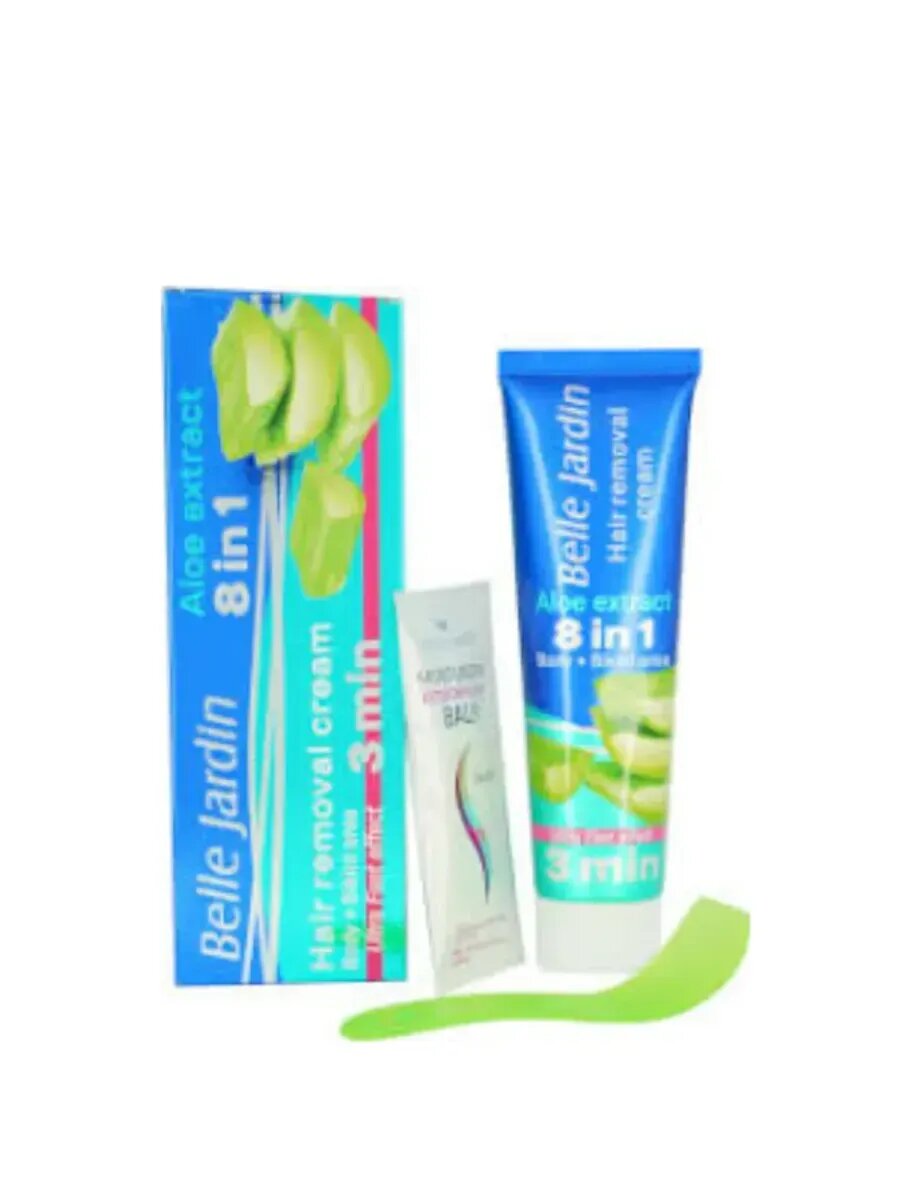 Крем для депиляции 8 в 1 с экстрактом алоэ