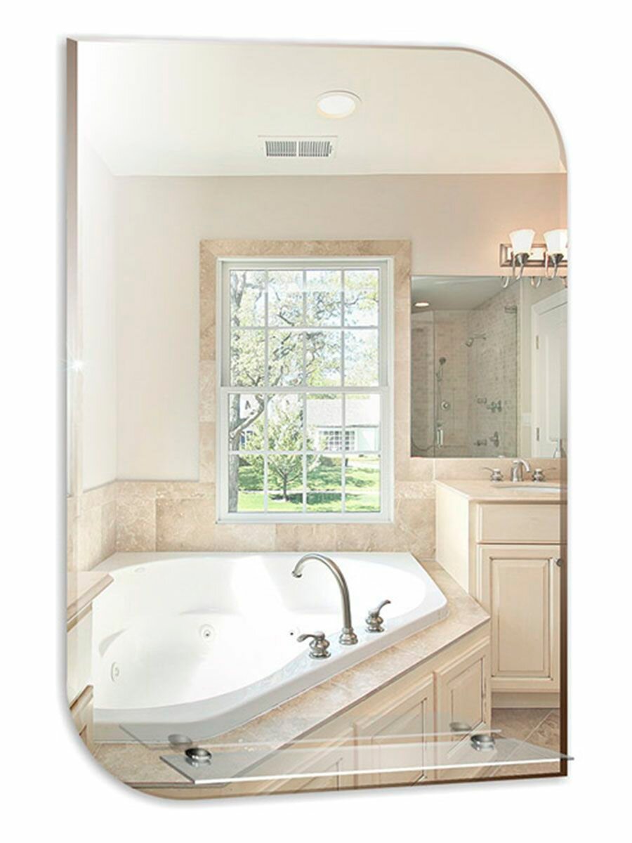 Зеркало Loranto Каприз-люкс 490*680мм фацет 00000000304