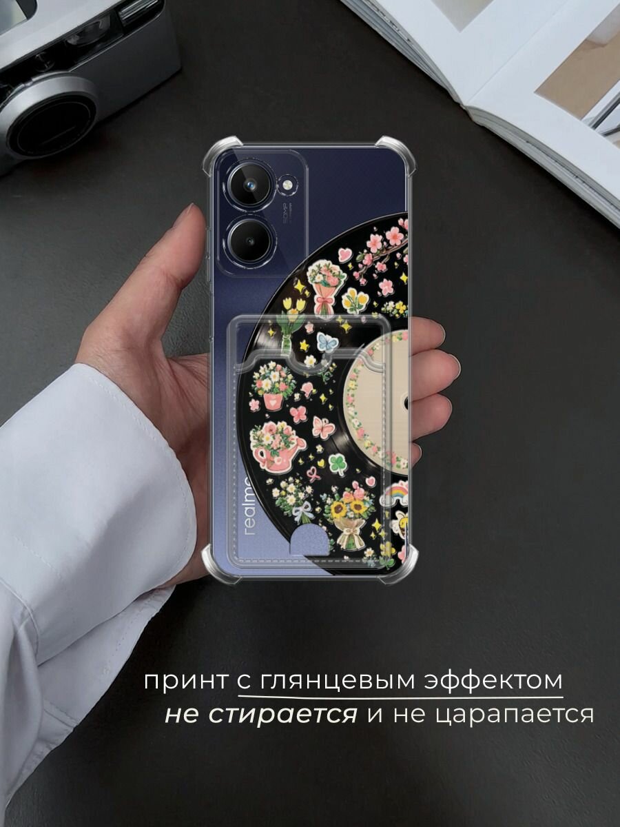 Чехол на Реалми 10 4G с картой — фото 1