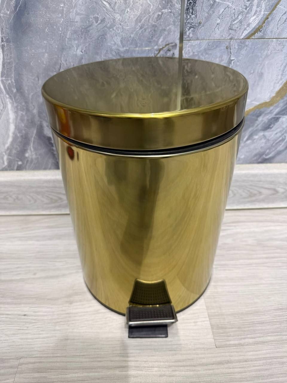 Урна для мусора Savdo, пластик, квадратная, с крышкой, 21x21x29 см