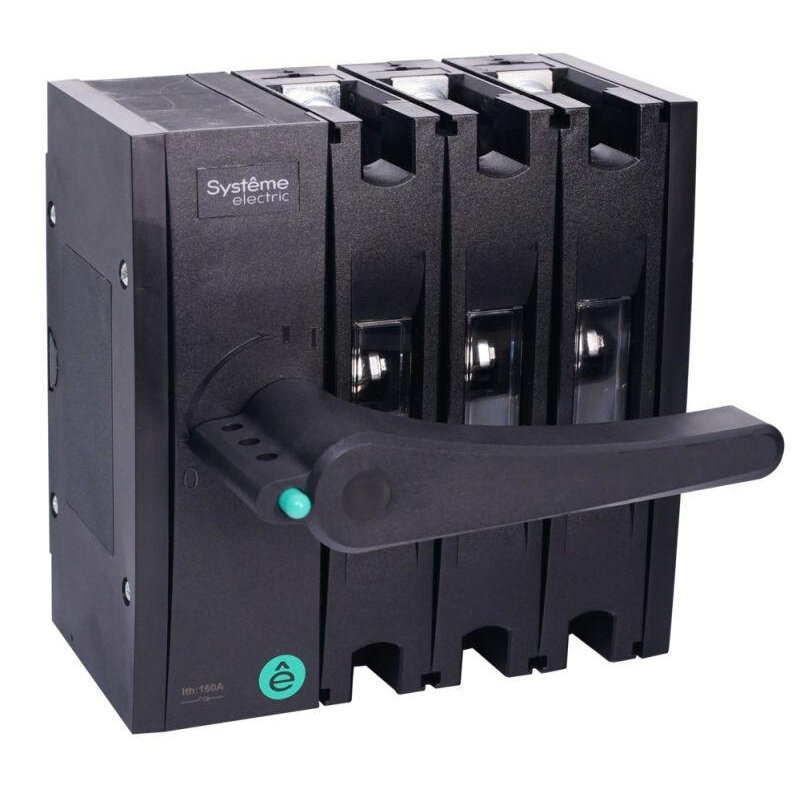 Выключатель-разъединитель SYSTEMEPACT SD160 3п 125А рукоятка фронт. слева (зак. отдельно) SE, SCHNEIDER ELECTRIC SSD01603LF0125 (1 шт.)