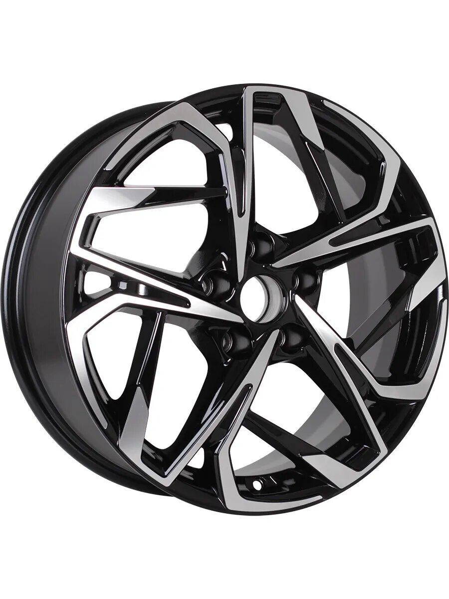Диски автомобильные литые KHOMEN KHW1716 R17x7 5x114.3 ET40 D66.1 Черный