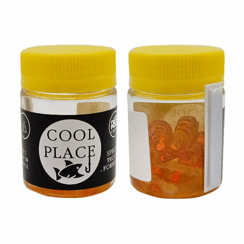 Приманка Cool Place Maggot 4см, цвет пиво (оранжевая крошка), с ароматом сыра