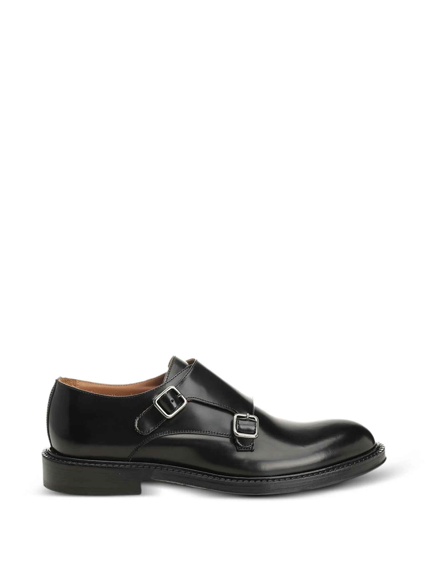 Туфли Brushed-leather double-monk shoes 