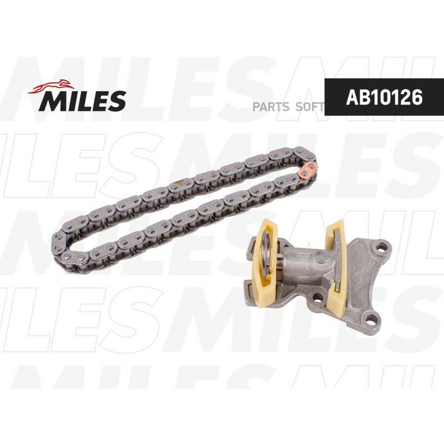 MILES AB10126 Комплект цепи ГРМ VAG 2.0TSI 04- без звездочек ()
