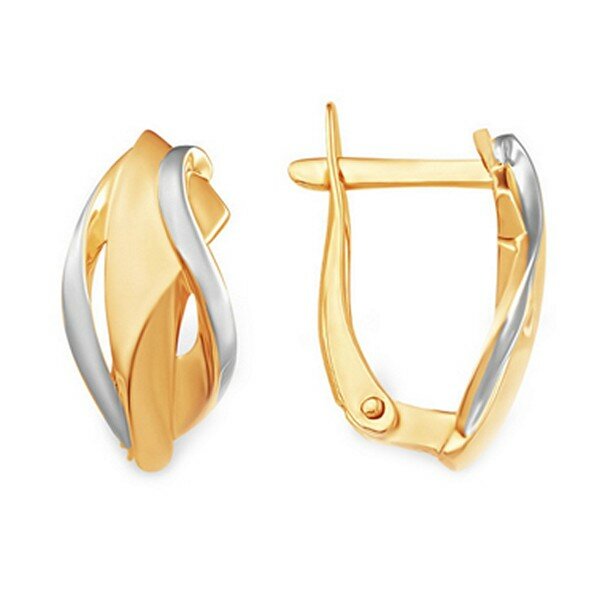 Серьги JEWELIN, красное золото, 585 проба