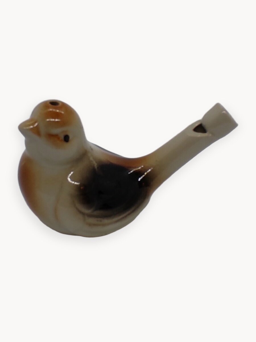 Свистулька фарфоровая "Соловей"