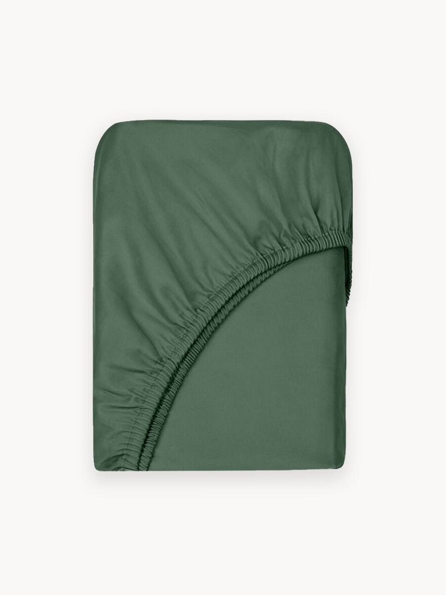 Простыня на резинке Askona (Аскона) Lite Home Хвойный 160x200x30