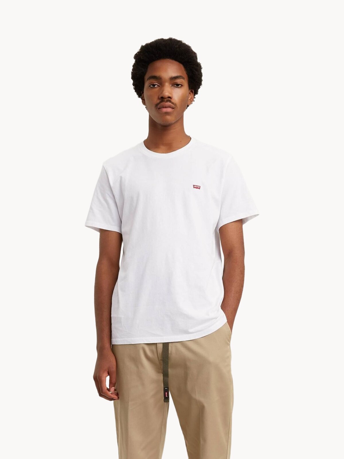 Футболка Levi's Original Housemark Tee, размер S, белый,