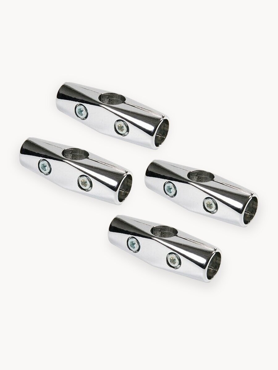 Держатель трёх труб 25мм к системе Joker, Amix, 4 шт, хром