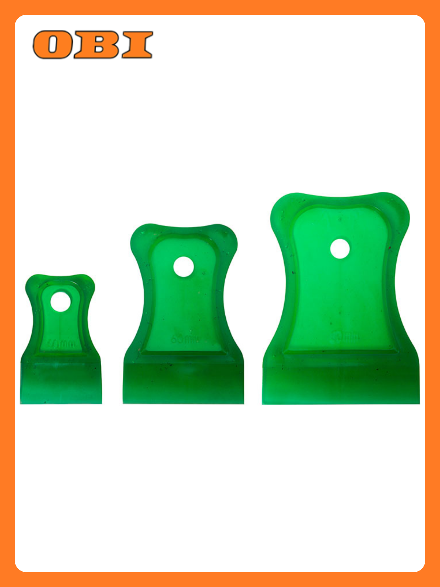 Шпатель TOOLBERG набор ПВХ 40/60/80мм