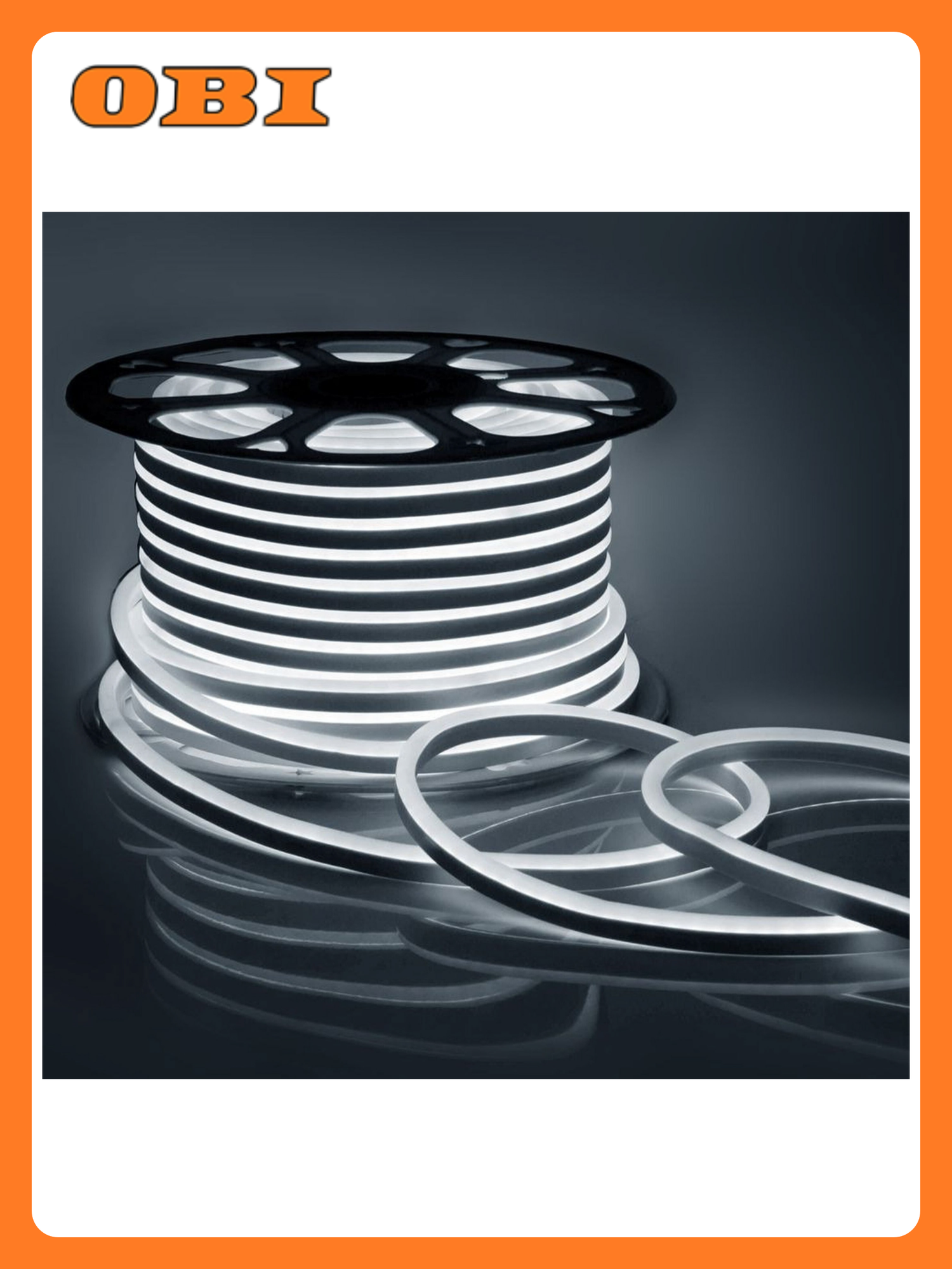 Гибкий неон Apeyron Electrics 10-214 108LED IP65 220 В 6 Вт холодный белый 1 м