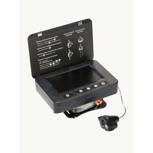 Подводная камера для зимней рыбалки Rivertech C5 с записью и компасом. Камера для зимней рыбалки подводная