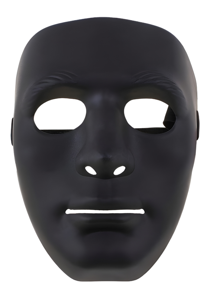 Нет бренда Карнавальная маска "Jabbawockeez" из театра кабуки черного цвета