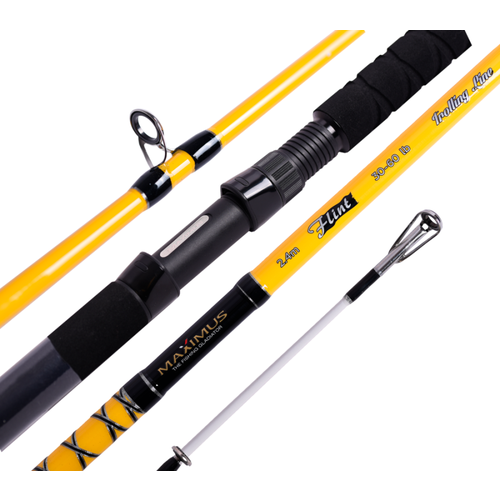 Спиннинг для троллинга Maximus Flint 802M 240 см тест 15-40 lb / удилище для летней рыбалки