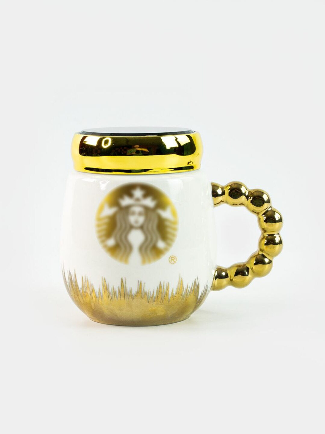 Керамическая чашка для напитков "Термостойкая", уникальный дизайн, белая