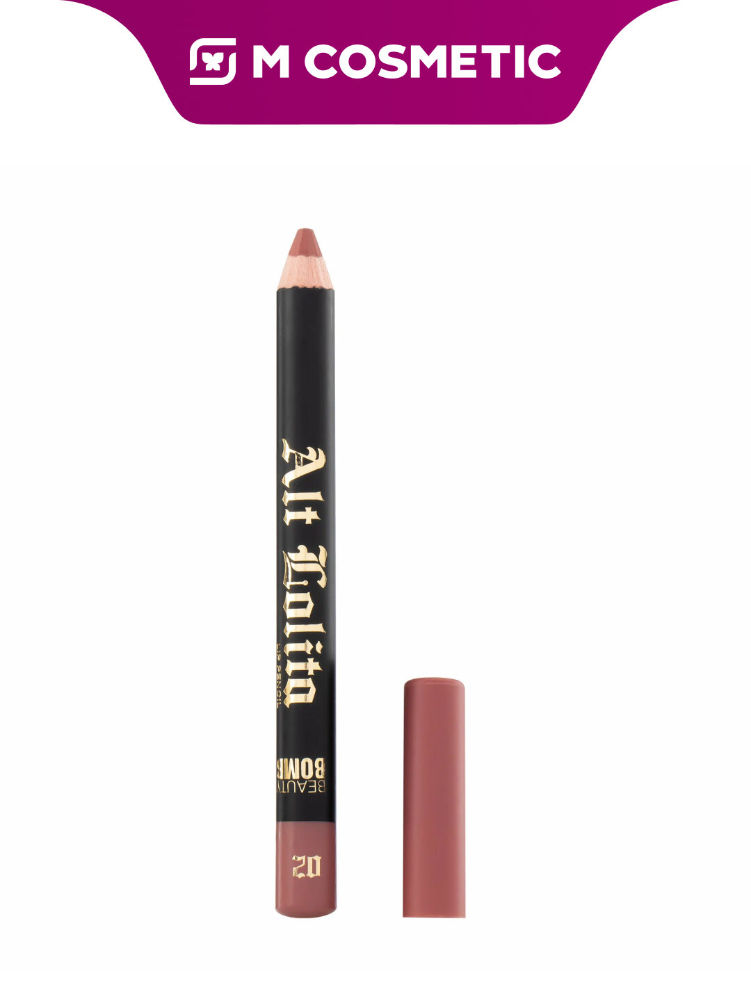 Карандаш-карандашик для губ BEAUTY BOMB Alt Lolita, тон т02, кремовая основа, 3.5 г