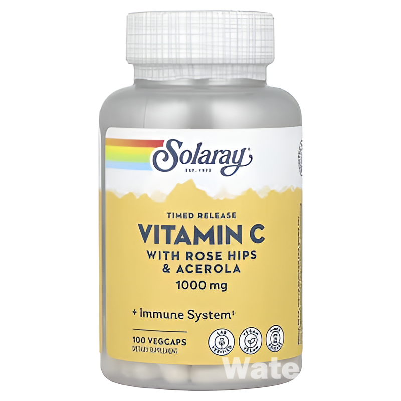 Solaray Vitamin C 1000 mg N100 — это высокодозированная биологически активная добавка с витамином C