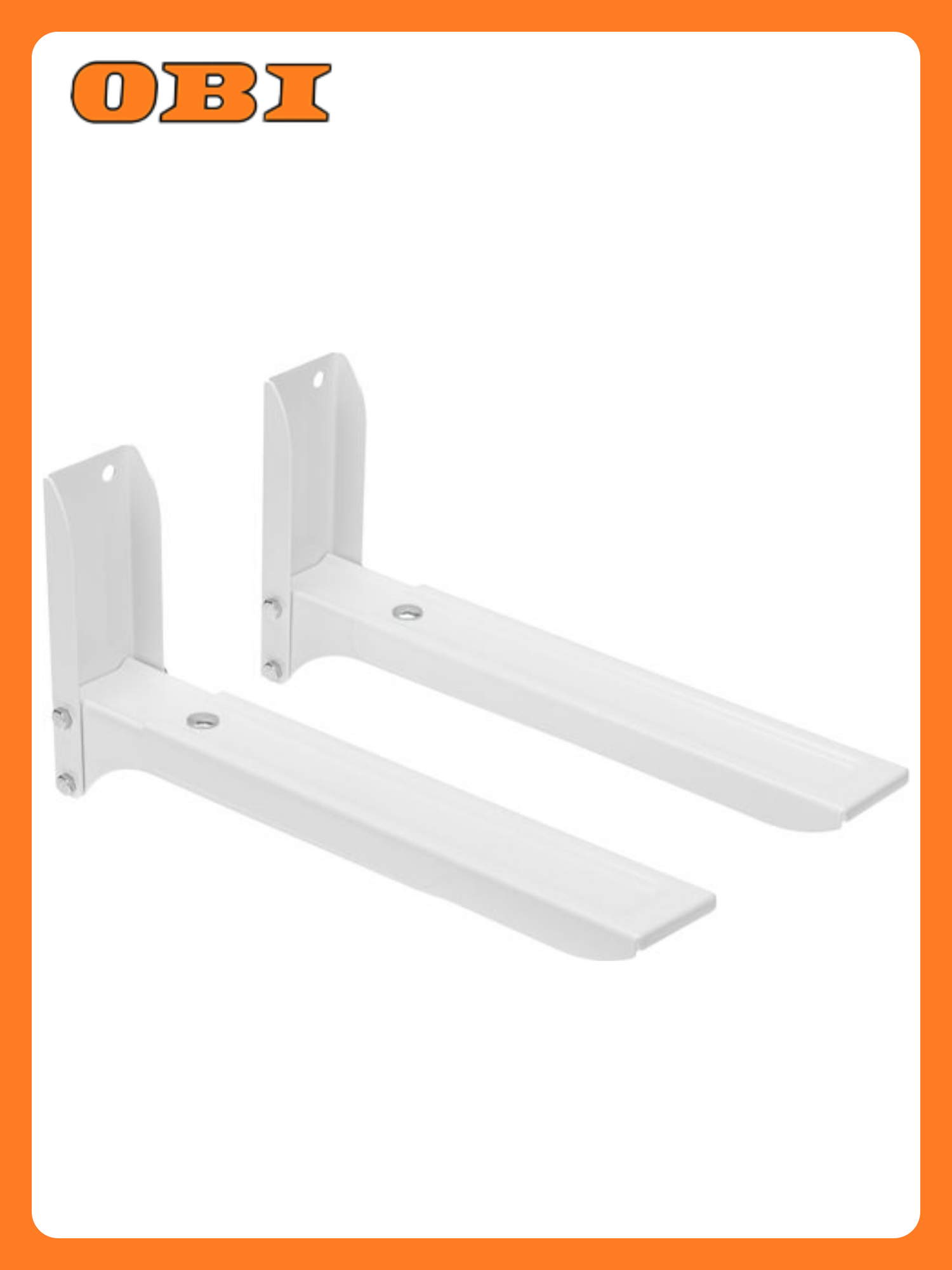 Кронштейн REXANT, для СВЧ-печей, металл, белый, фиксированный, нагрузка до 30кг