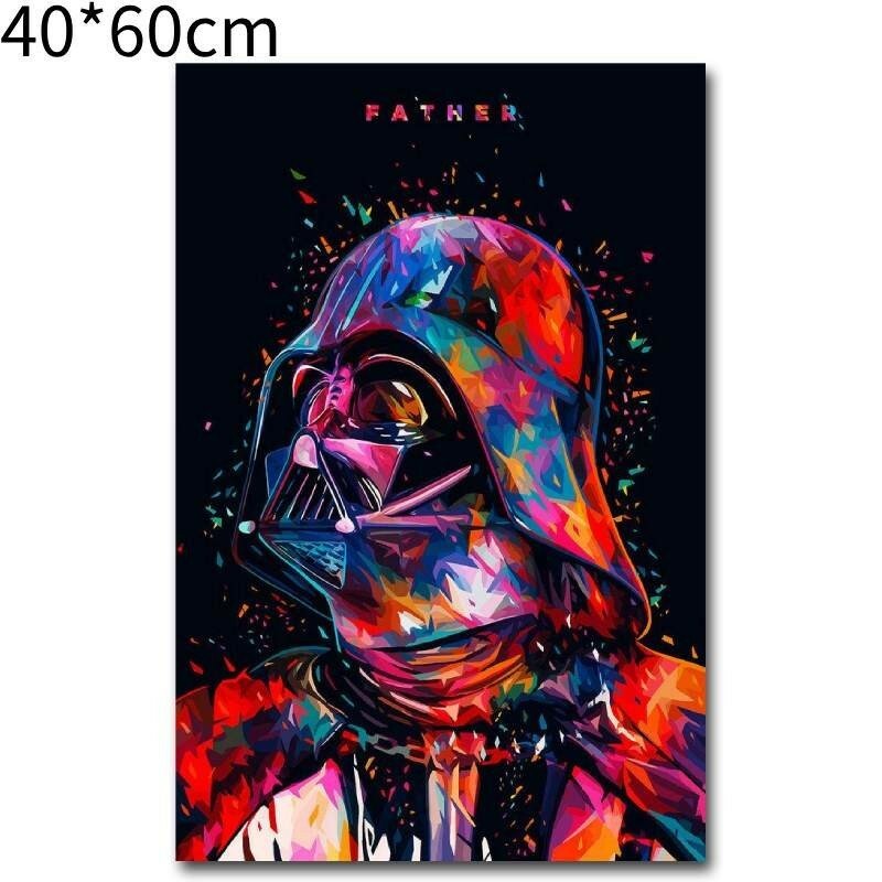 Постер из качественного шелка стильное современное искусство без рамки декор для стен стиль B 40x60 см