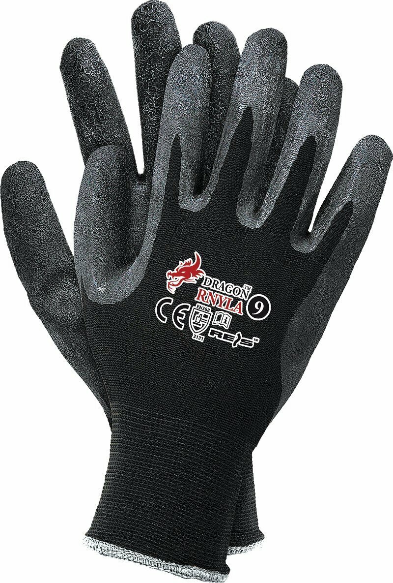 Набор защитных перчаток Dragon р-р 8 (5 пар)