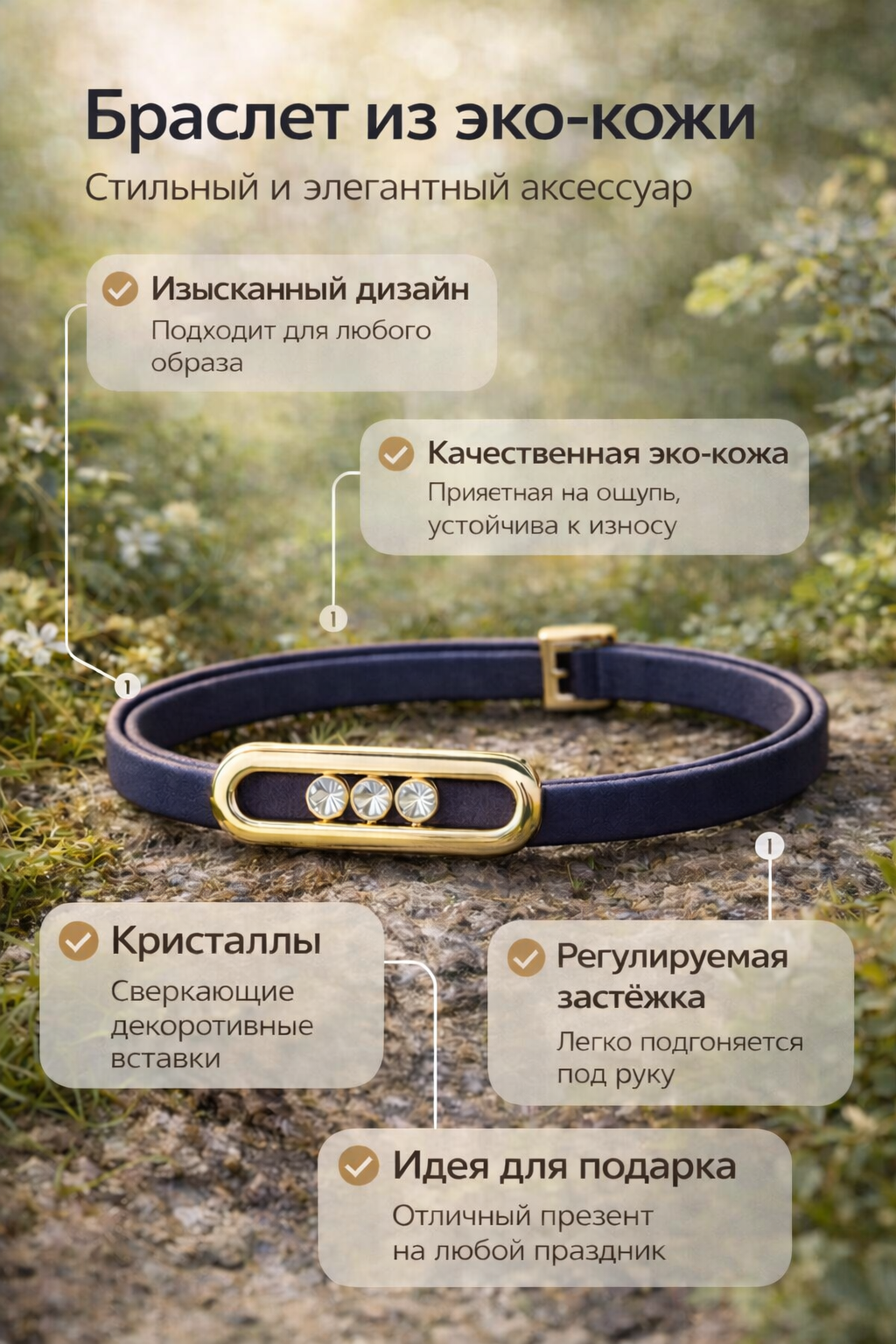 Славянский оберег, Браслет-цепочка, гранат, апатит, гагат, гранит, кожа