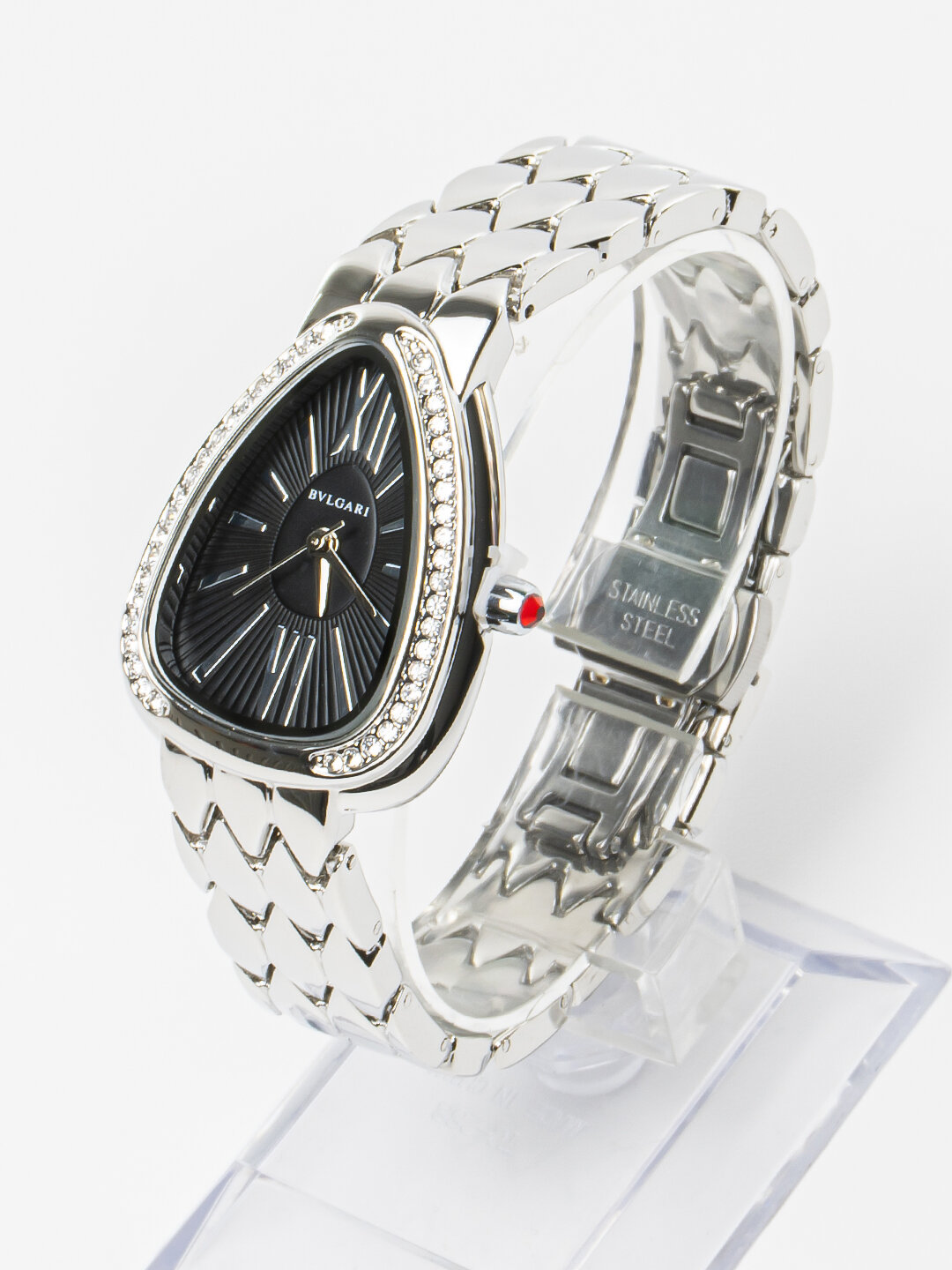 Наручные часы BVLGARI Classic, 331833 серебристый/черный — фото 1